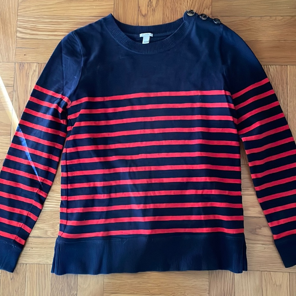 J. Crew Long Sleeve Crewneck Shirt Size XS